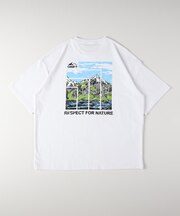 CAMP7(キャンプ7)アートグラフィックプリントTシャツ