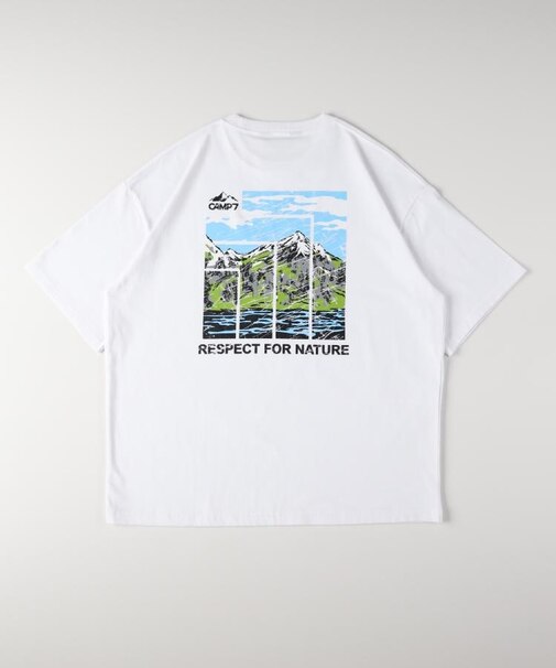 CAMP7(キャンプ7)アートグラフィックプリントTシャツ