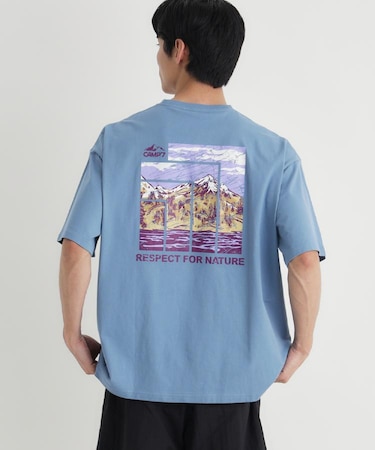 CAMP7(キャンプ7)アートグラフィックプリントTシャツ
