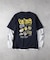 BEN DAVIS レイヤードロングスリーブプリントＴシャツ