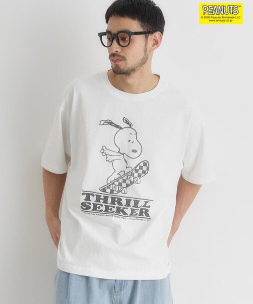 PEANUTS(ピーナッツ)【ＰＥＡＮＵＴＳ】グラフィックプリントＴシャツ