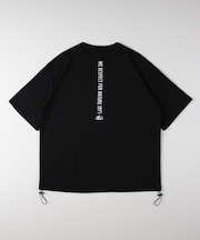 CAMP7(キャンプ7)バックストレートラインロゴプリントＴシャツ