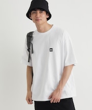 CAMP7(キャンプ7)バックストレートラインロゴプリントＴシャツ
