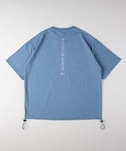 CAMP7(キャンプ7)バックストレートラインロゴプリントＴシャツ