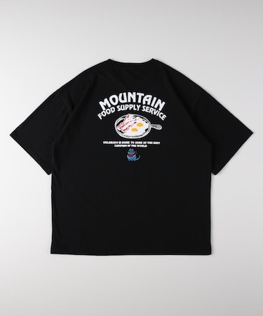 CAMP7(キャンプ7)バックフードプリントアニマル刺繍Tシャツ