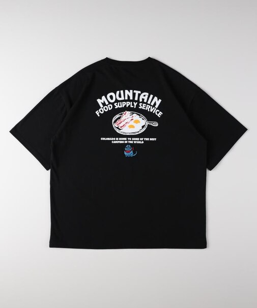 CAMP7(キャンプ7)バックフードプリントアニマル刺繍Tシャツ