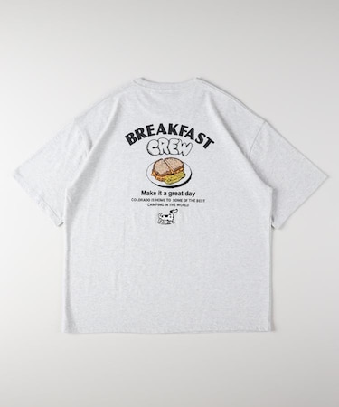 CAMP7(キャンプ7)バックフードプリントアニマル刺繍Tシャツ