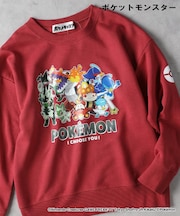 pokemon(ポケモン)【キッズ】スウェットプルオーバー
