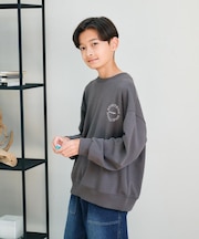 Refurbish(リファービッシュ)【キッズ】フロントロゴスウェットプルオーバー