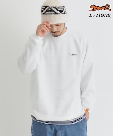 Le TIGRE(ルティグレ)【メンズ】ダンボールバックロゴプルオーバー