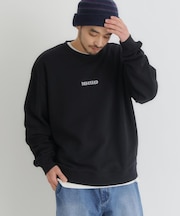 Refurbish(リファービッシュ)【メンズ】バック発砲プリントスウェットプルオーバー