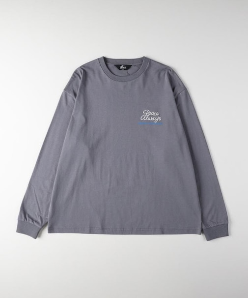 CAMP7(キャンプ7)【メンズ】胸ロゴ刺繍ロングスリーブTシャツ