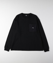 CAMP7(キャンプ7)【メンズ】胸ポケットロゴ刺繍ロングスリーブTシャツ