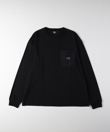 CAMP7(キャンプ7)【メンズ】胸ポケットロゴ刺繍ロングスリーブTシャツ