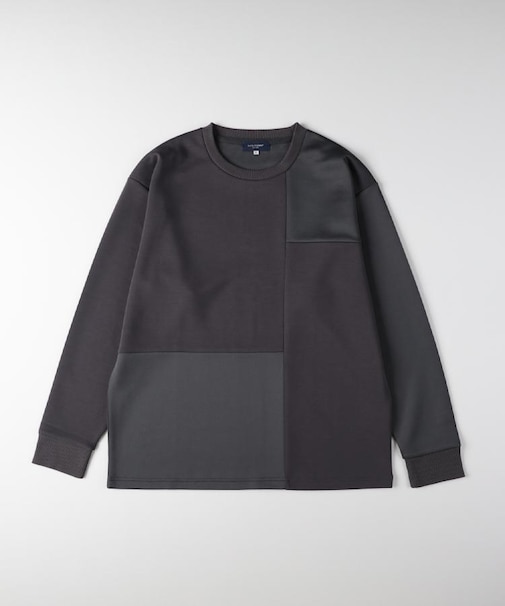 BACK NUMBER(バックナンバー)【メンズ】TRPU同色切替ロングスリーブTシャツ