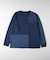 BACK NUMBER(バックナンバー)【メンズ】TRPU同色切替ロングスリーブTシャツ