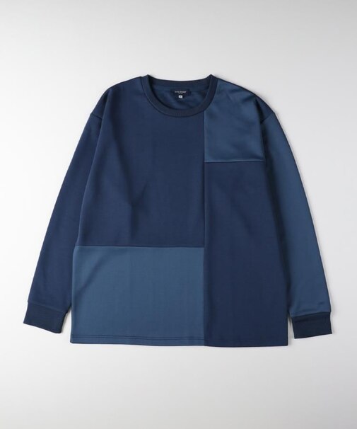 BACK NUMBER(バックナンバー)【メンズ】TRPU同色切替ロングスリーブTシャツ