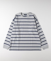 BACK NUMBER(バックナンバー)【メンズ】カラーボーダーロングスリーブTシャツ