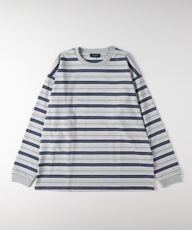 BACK NUMBER(バックナンバー)【メンズ】カラーボーダーロングスリーブTシャツ