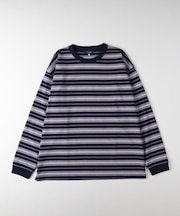 BACK NUMBER(バックナンバー)【メンズ】カラーボーダーロングスリーブTシャツ