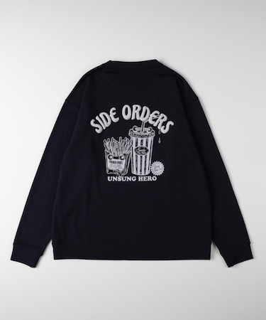 Other(ソノタ)【メンズ】バックフードプリントクルーネックトレーナー