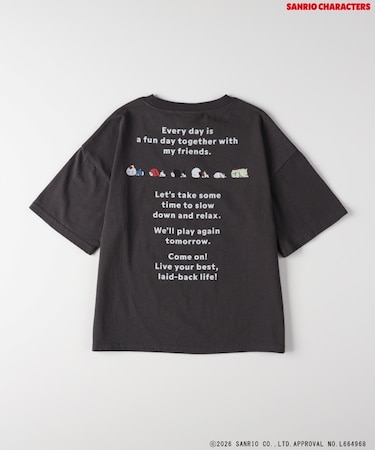 Other(ソノタ)「サンリオキャラクターズ」バックプリントTシャツ