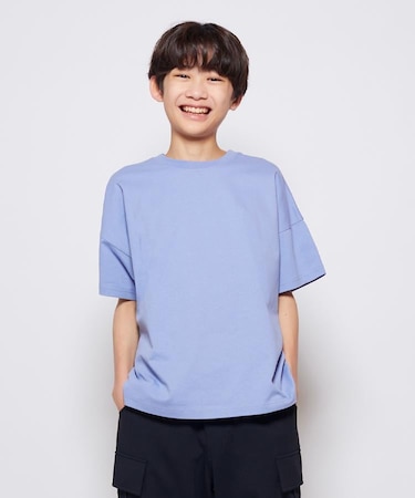 Refurbish(リファービッシュ)バックプリントフットボール切り替えTシャツ