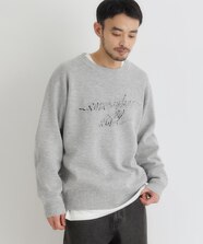 BACK NUMBER(バックナンバー)【メンズ】バルキーニットアニマル柄 