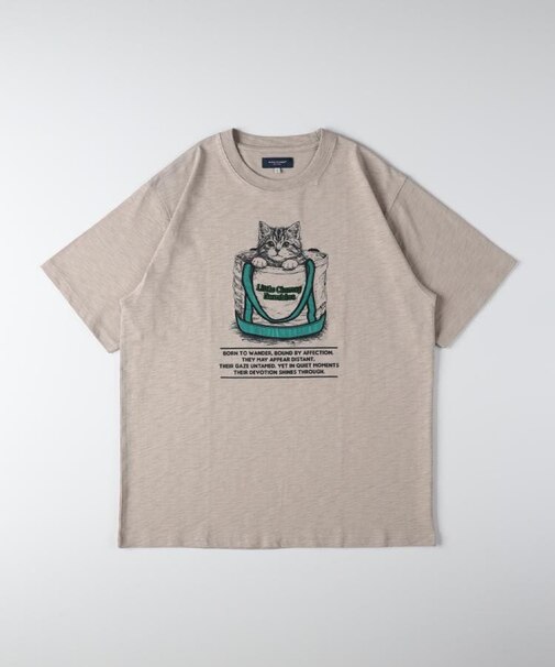 BACK NUMBER(バックナンバー)アニマルプリント半袖Tシャツ