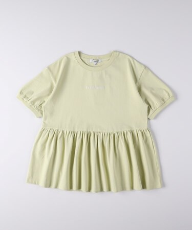 VIVIAN BLUE(ヴィヴィアンブルー)ワンポイント刺繍ペプラムTシャツ