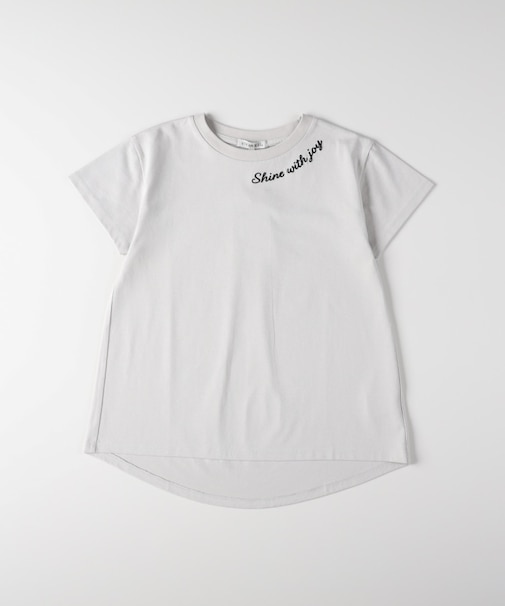 VIVIAN BLUE(ヴィヴィアンブルー)ネックプリントバックタックTシャツ