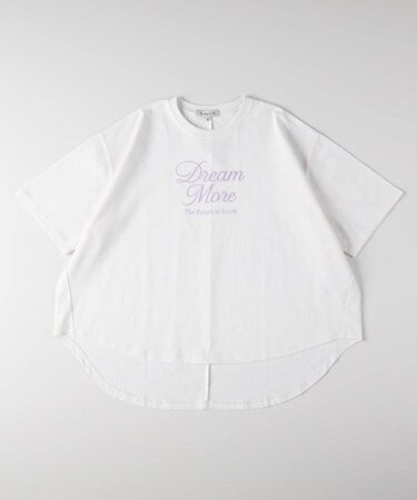 VIVIAN BLUE(ヴィヴィアンブルー)前後差ドルマンプリントＴシャツ