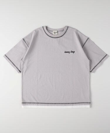 Refurbish(リファービッシュ)フェイクレイヤードTシャツ