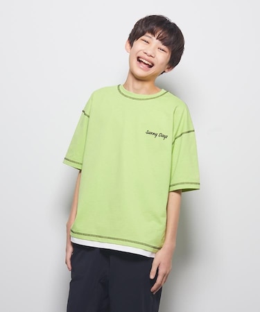 Refurbish(リファービッシュ)フェイクレイヤードTシャツ