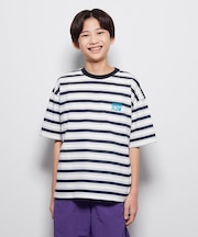 Refurbish(リファービッシュ)プリントボーダーＴシャツ