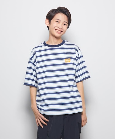 Refurbish(リファービッシュ)プリントボーダーＴシャツ