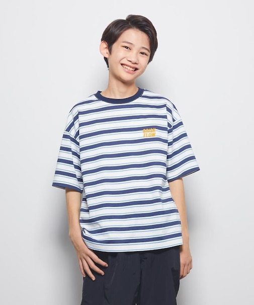 Refurbish(リファービッシュ)プリントボーダーＴシャツ
