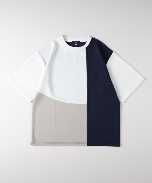 BACK NUMBER(バックナンバー)ダンボール切替半袖Tシャツ