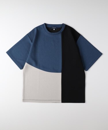 BACK NUMBER(バックナンバー)ダンボール切替半袖Tシャツ