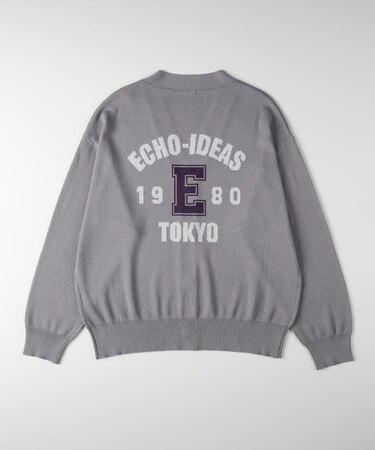 Other(ソノタ)【メンズ】ジャガードバックロゴニットカーディガン