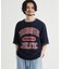 Refurbish(リファービッシュ)グラフィックロゴジャガードニットＴシャツ