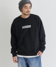 Refurbish(リファービッシュ)【メンズ】ワンポイントロゴクルーネックプルオーバー