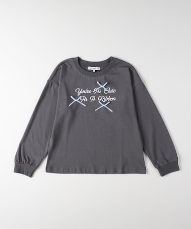 VIVIAN BLUE(ヴィヴィアンブルー)【キッズ】ロゴデザイン長袖Tシャツ