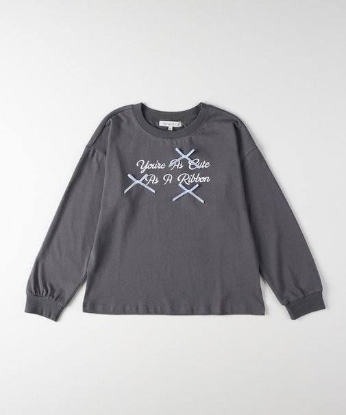 VIVIAN BLUE(ヴィヴィアンブルー)【キッズ】ロゴデザイン長袖Tシャツ