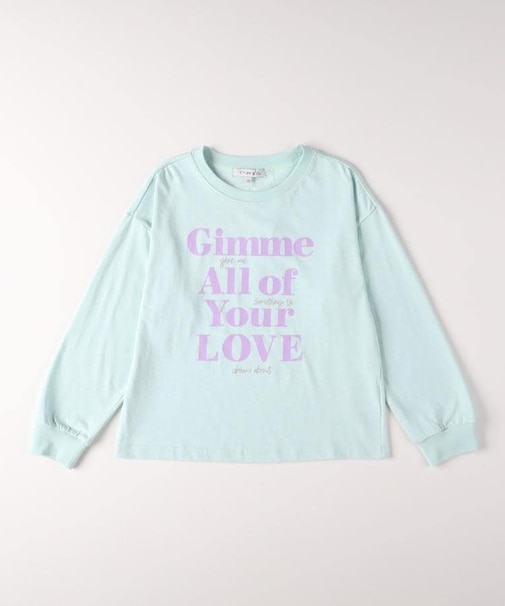 VIVIAN BLUE(ヴィヴィアンブルー)【キッズ】ロゴデザイン長袖Tシャツ