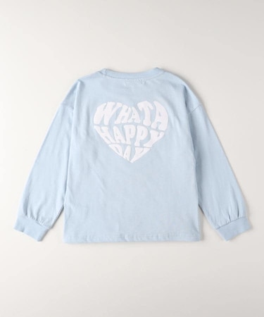 VIVIAN BLUE(ヴィヴィアンブルー)【キッズ】ロゴデザイン長袖Tシャツ