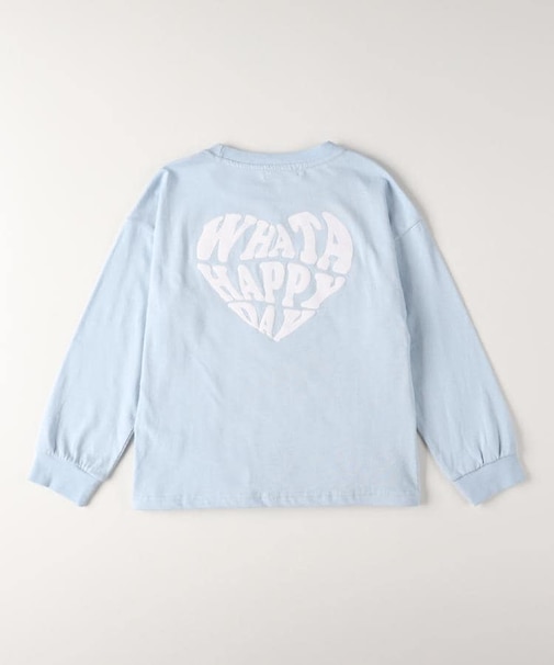 VIVIAN BLUE(ヴィヴィアンブルー)【キッズ】ロゴデザイン長袖Tシャツ