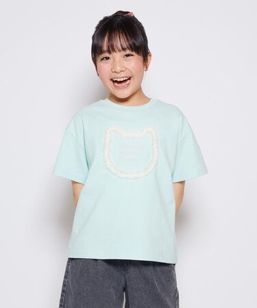 VIVIAN BLUE(ヴィヴィアンブルー)チュールデザインＴシャツ