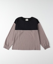 Refurbish(リファービッシュ)【キッズ】フットボール切替長袖Tシャツ