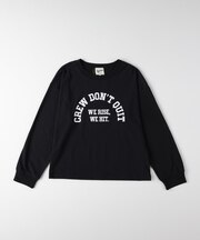 Refurbish(リファービッシュ)【キッズ】ロゴデザイン長袖Tシャツ
